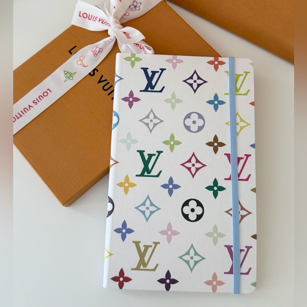 NWT Louis Vuitton LV x TM Monogram Multicolore Jane Notebook MM GI1301